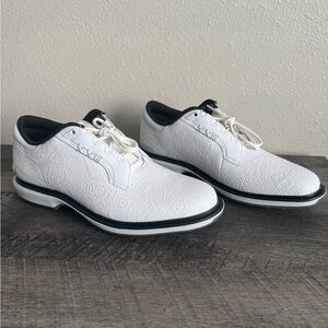 Nike Jordan White Embossed Golf Shoes